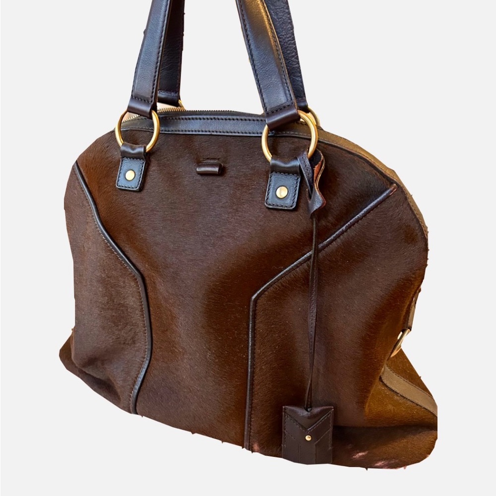 Yves Saint Laurent Authentic Brown Leather Handbag